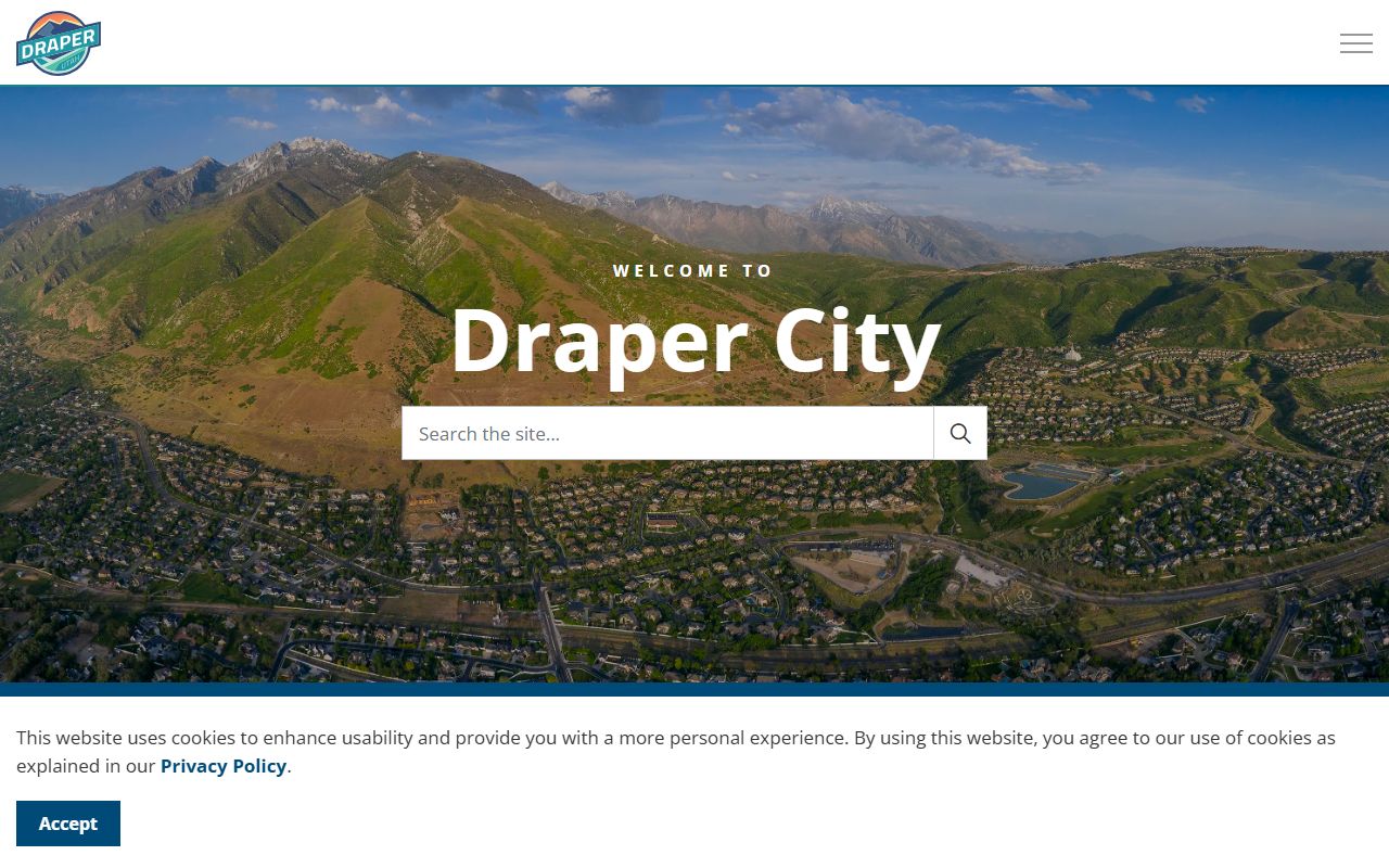 Draper City Planning Department for zoning and land use records